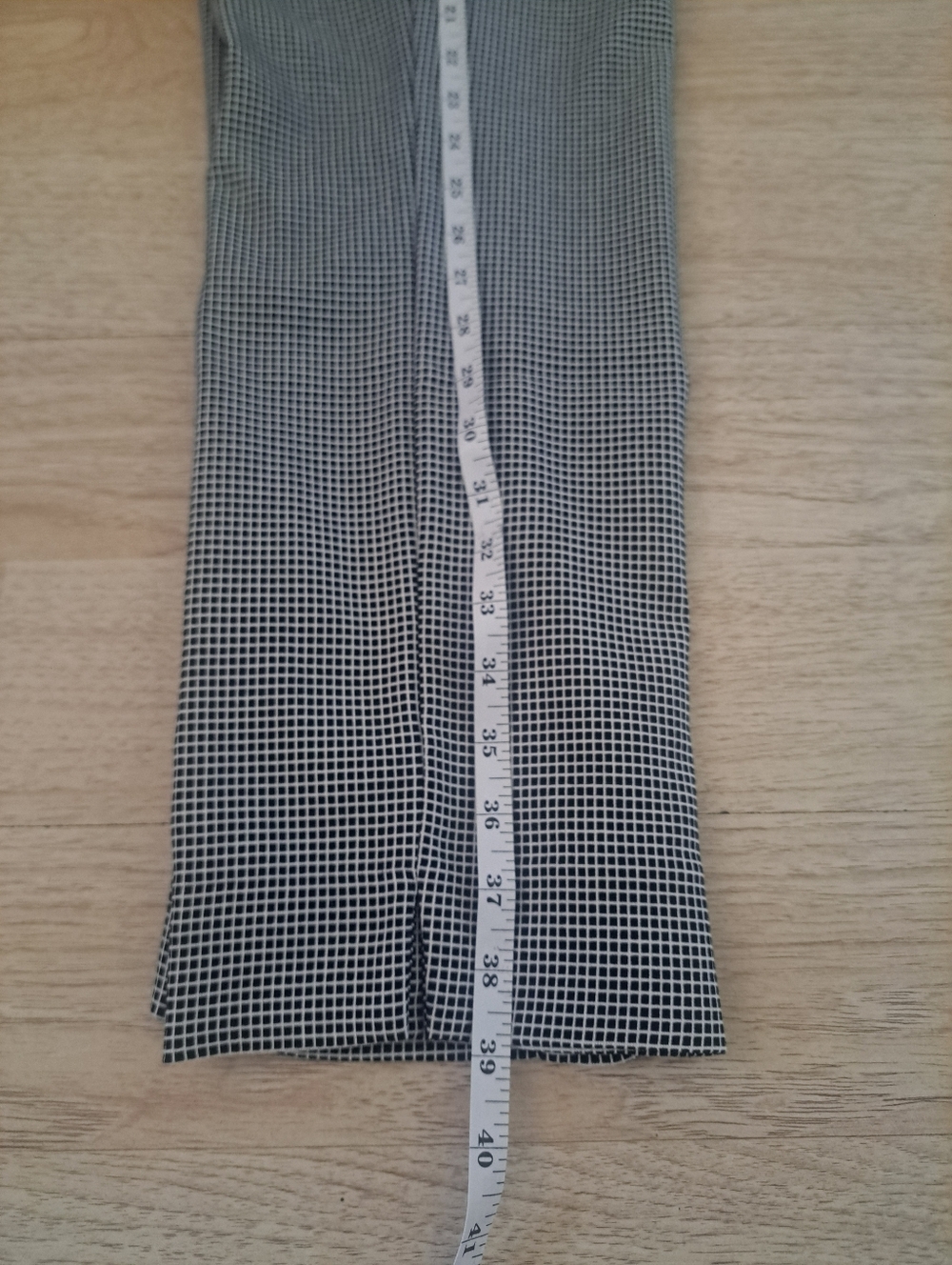 Jones New York Black and White Micro-Check Pants - Picture 5 of 9